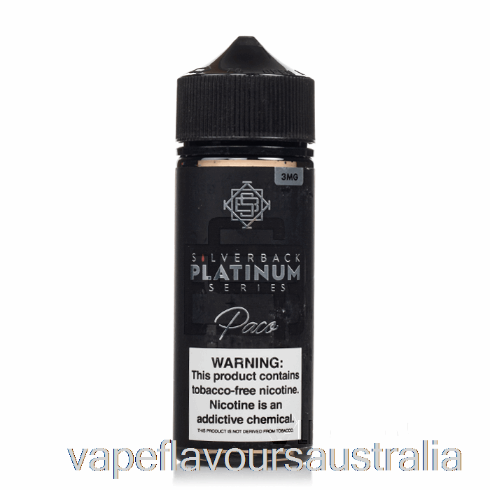 Vape Australia Paco - Silverback Platinum Series - 120mL 3mg